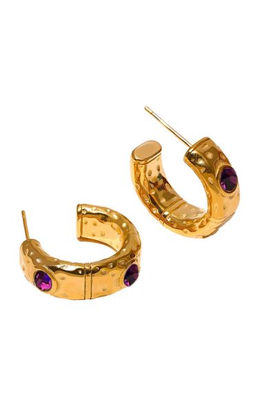 SIC MODA Elegant Stainless Steel Earrings Sic Moda 5802M