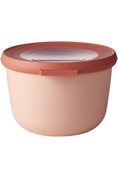 Mu Art Ahşap Mrt - Cirqula Multi-Purpose Bowl Round Nordic Blush – 500 ml – Storage Box, Refrigerator Box
