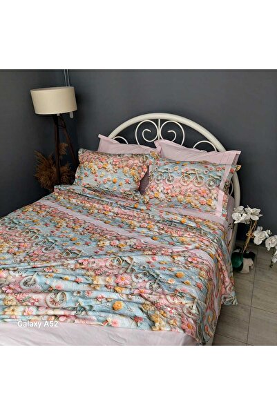 NEDA HOME Husă de pilota cu model de bicicletă imprimată digitală pentru două...