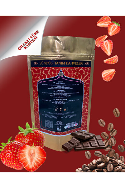 cafe milagroso ÇİLEKLİ TÜRK KAHVESİ 200g