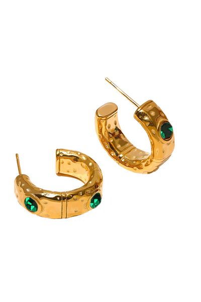 SIC MODA Elegant Stainless Steel Earrings Sic Moda 5802V