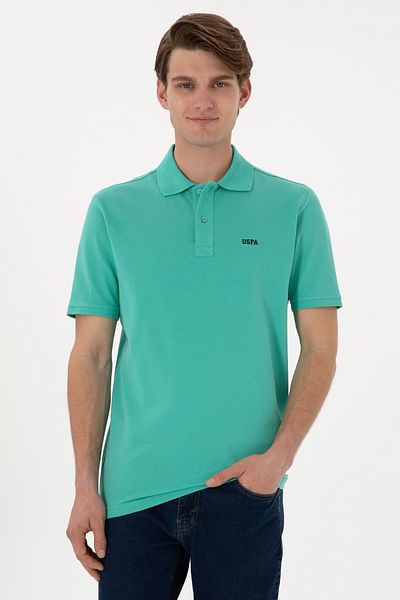 U.S. Polo Assn. Men's Polo Neck Mint Basic T-Shirt 50306007 -Vr090