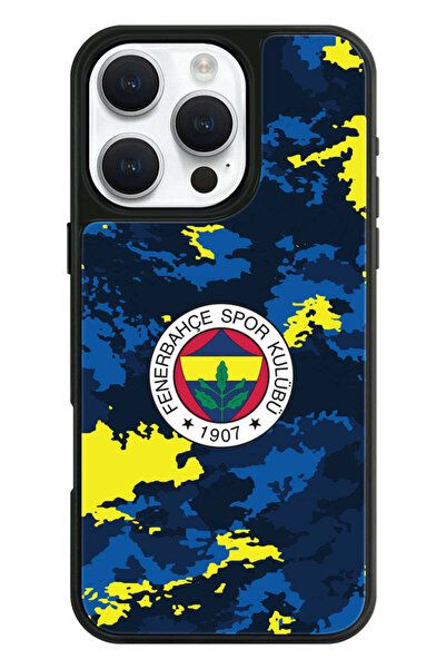Fenerbahçe iPhone 16 Pro Max Uyumlu Fenerbahçe Army Lisanslı Telefon Kılıfı