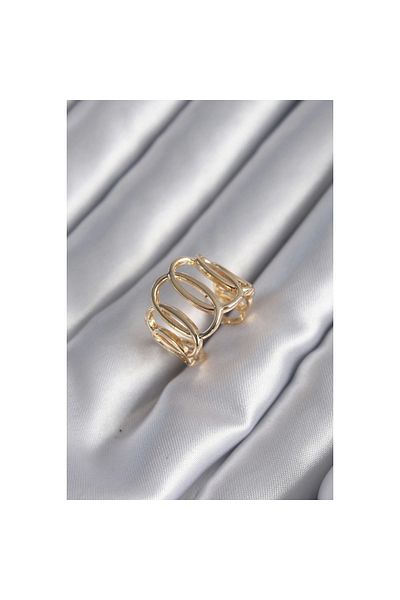 Marsilyan Gold Color Adjustable Women's Ring - TJ-BYK2949