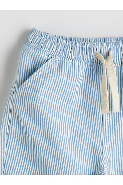 LC Waikiki Lcw Kids Elastic Waist Striped Boys' Shorts