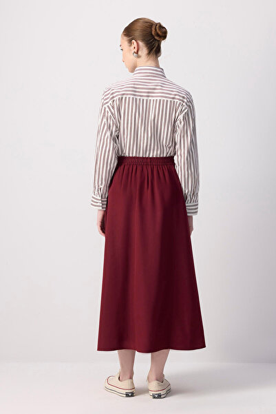 Touché Privé ТКАНА СПІДНИЦЯ, ЗІБРАНА НА ТАЛІЇ