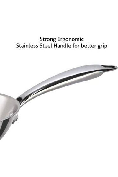 ALSAIF KITCHEN Heavy-duty stainless steel deep frying pan - size 34