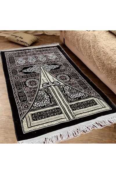 Generic سجادة صلاة إسلامية فاخرة ناعمة الملمس بتصميم أنيق، سمك 2 مم، فائقة النعومة