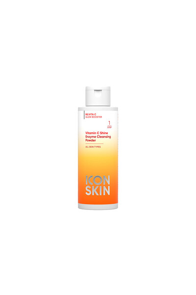 Icon Skin Shine Enzyme Powder C Vitaminli Solgun Cansız Ciltler İçin Pürüzsüz...