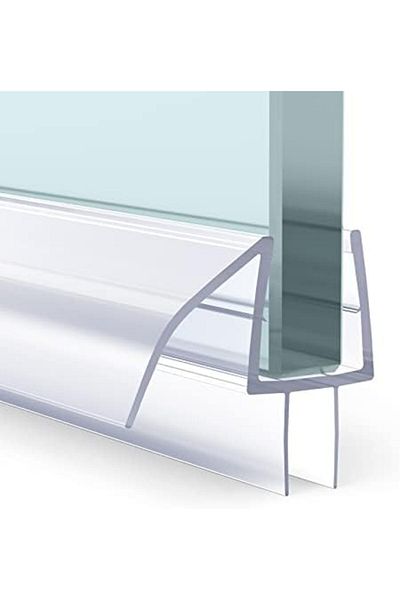 Generic AmazerBath Shower Door Bottom Seal, Frameless Glass Shower Door Seal Strip - Suitable for 3/8 Inch G