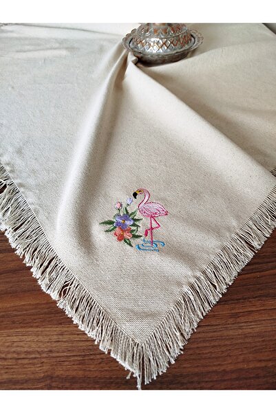 denizli hatırası Buldan Cendere Fabric Authentic Embroidered 105X105 cm Tablecloth