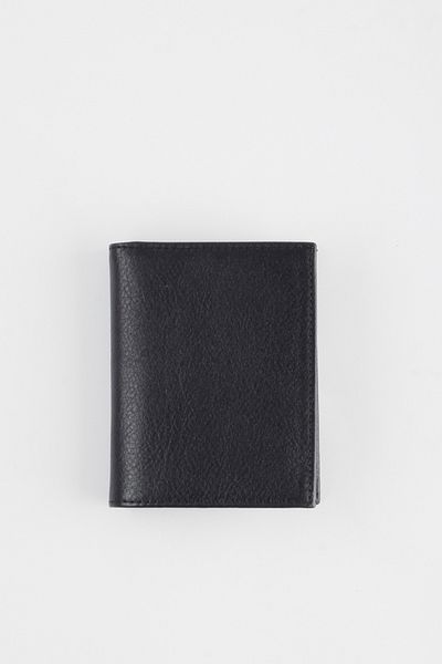 GÜMÜŞ Genuine Leather Vertical Men's Wallet with Zipper Compartment, Left Opening Card Holder and Compact Design