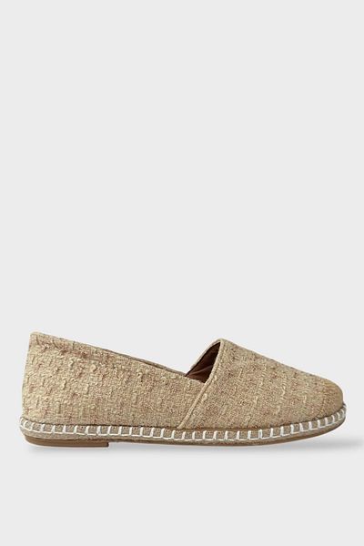 Liger Women's Daily Espadrille Ballerina Shoes Cream