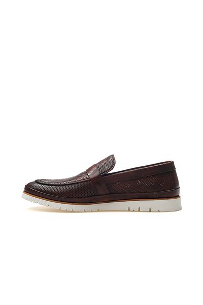 YAŞAR KAŞLI Men's Genuine Leather Casual Shoes 25Y Ykö.17421 m Tan