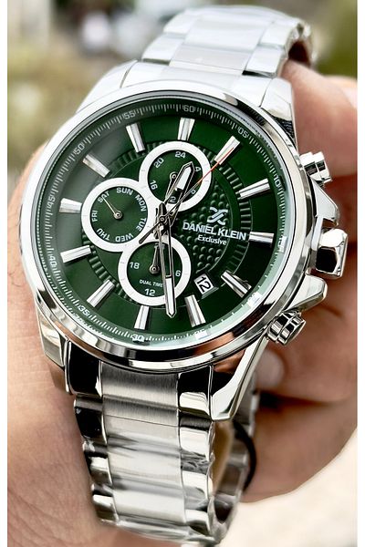 Daniel Klein Premium Men's Wristwatch 3 Atm Waterproof Stainless Steel Band