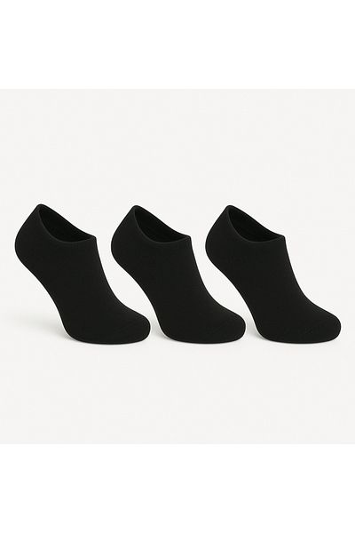 Bambu Women's Seamless Bamboo Socks Invisible at the Ankle Sports Sneaker Socks Premium 3-Pack