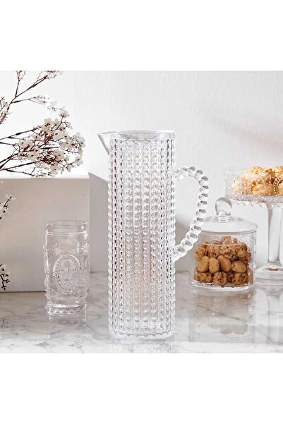 Balars Home Modern Mika Kırılmaz Boncuk Sürahi 1.5 LT