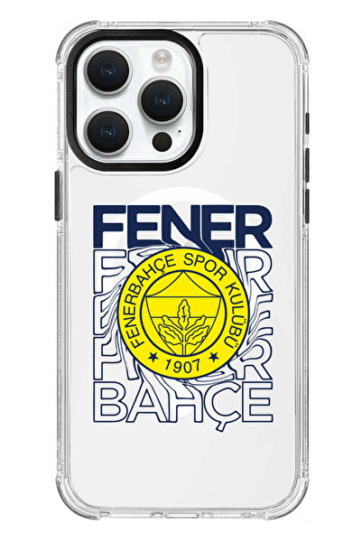 Fenerbahçe iPhone 15 Pro Max Uyumlu Fenerbahçe Dalgalı Arma MagSafe Lisanslı ...