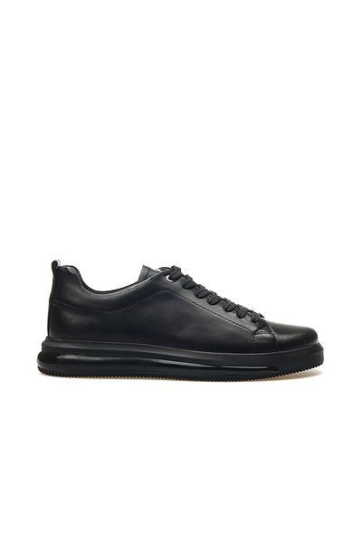 YAŞAR KAŞLI Men's Genuine Leather Casual Shoes 25Y Ykö-21030 m Black