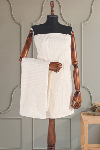 Güvenal 2 Piece Bath Towel Set |   Towel |   Towel Set |   Turkish Bath Set |   Dowry Towel