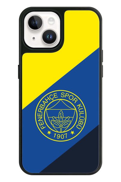 Fenerbahçe حافظة هاتف مرخصة بعلم فنربخشة مونو أرما متوافقة مع هاتف iPhone 14