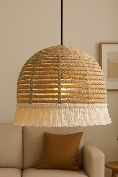 Hmydesign Jutelia Handmade Single Pendant Chandelier
