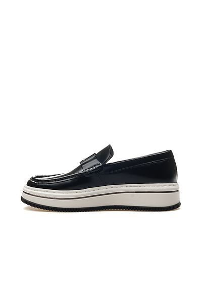 YAŞAR KAŞLI Men's Genuine Leather Buckle Detailed Casual Shoes 25Y Ykö.21108 m Black