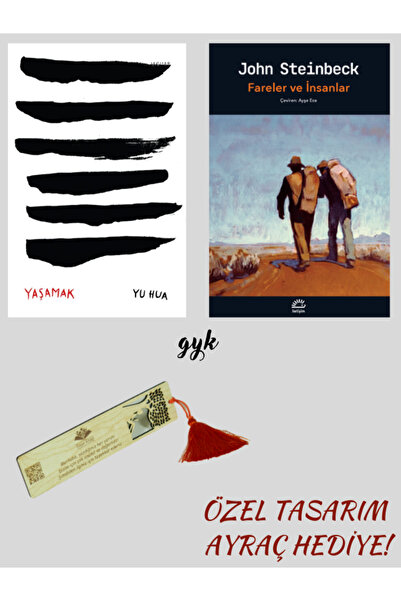 Jaguar Kitap Yaşamak ve Fareler ve İnsanlar 2'li SET (AYRAÇ HEDİYELİ!)