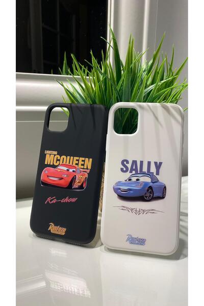 MORA PHONE CASE iPhone 11 Telefon Kılıfı (Sally And Mcqueen 2'li)