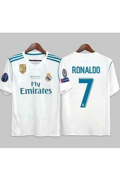 sinmm ''R.Madrid' Ro-Nal-Do White Color Adult Top Jersey Snm0015