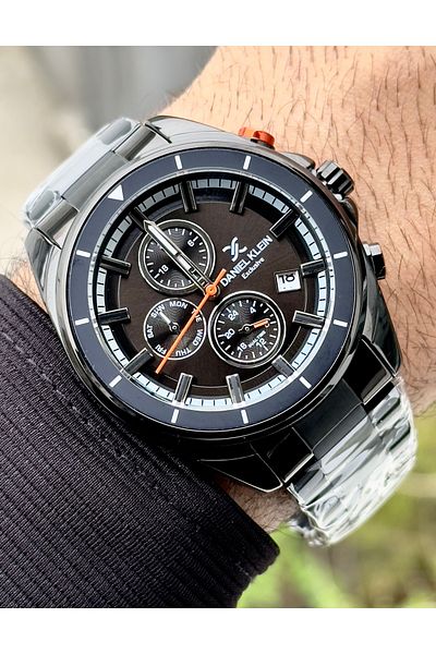 Daniel Klein Premium Men's Wristwatch 3 Atm Waterproof Stainless Steel Band