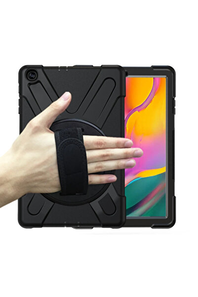 NewFace حافظة سامسونج جالاكسي T510 Tab A 10.1 المذهلة - أسود SPTGL