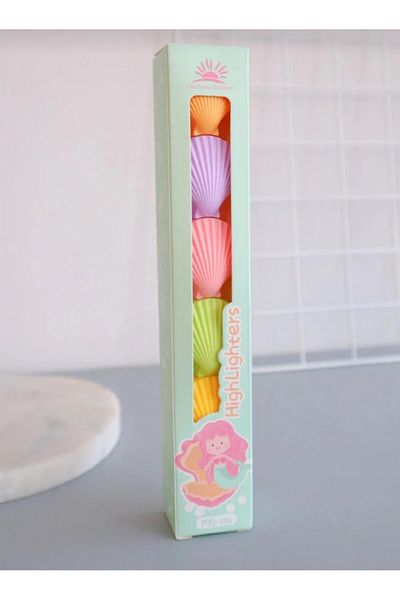 ada çanta kırtasiye Oysters Model Highlighter 5 Different Colors
