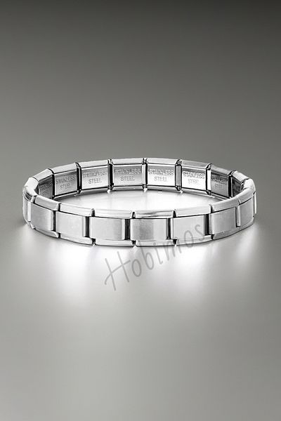 Hobimos Italian Charm Steel Bracelet