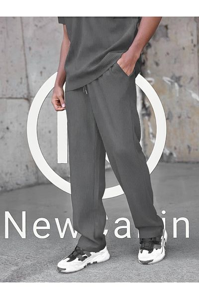 NewCabin New Season Half Placket Ottoman Fabric Produced Summer Suit with Wick Detail