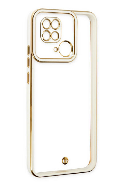 NewFace Xiaomi Redmi 10C Case Liva Lens Silicone - White Sptgl