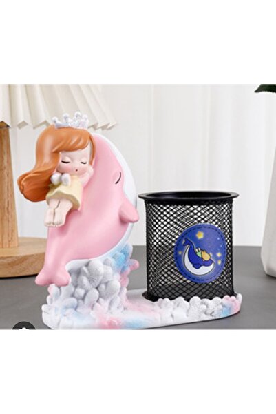 bundle island Suport pentru stilouri din metal pentru masă cu figurine de bal...