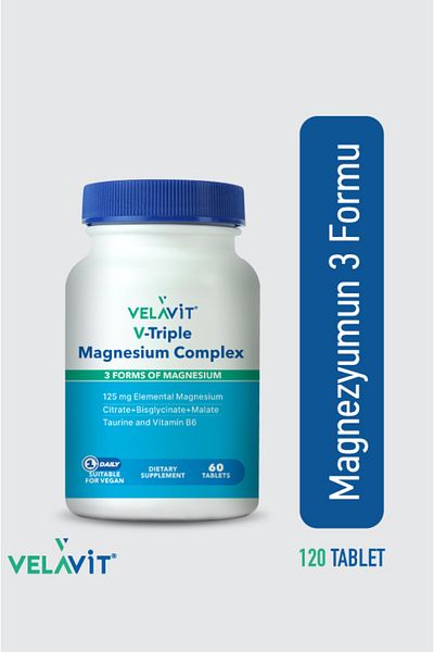 Velavit V-Triple Magnesium Complex 60 Tablets