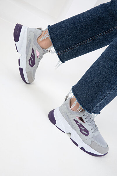 SOHO Gri-Mor Kadın Sneaker 20502