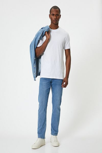 Koton Ανδρικό τζιν Indigo Light 4SAM40345ND