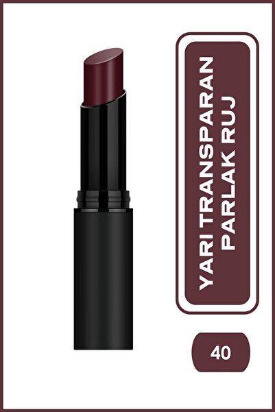 Golden Rose Sheer Shine Stylo Lipstick No: 40 - Argan Yağlı Parlak Ruj SPF 25