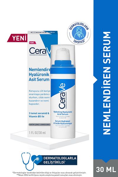 CeraVe Hyaluronsäure-Serum – feuchtigkeitsspendend, 30 ml