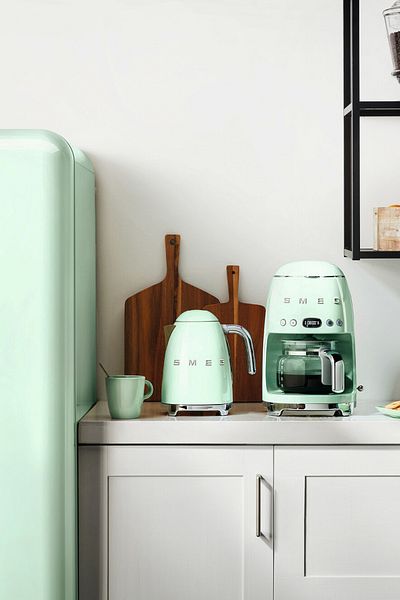 SMEG 50's Style Retro Pastel Green Filter Coffee Machine