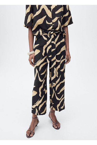 MANGO TROUSERS PLUMAS