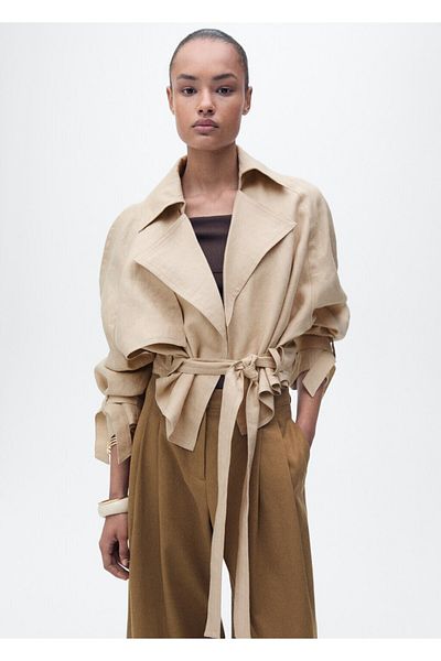 MANGO Sahara Sakhalin Gathering Triangle Dress