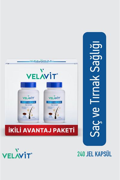 Velavit Phytoglow Hair & Nail Dual Advantage Package