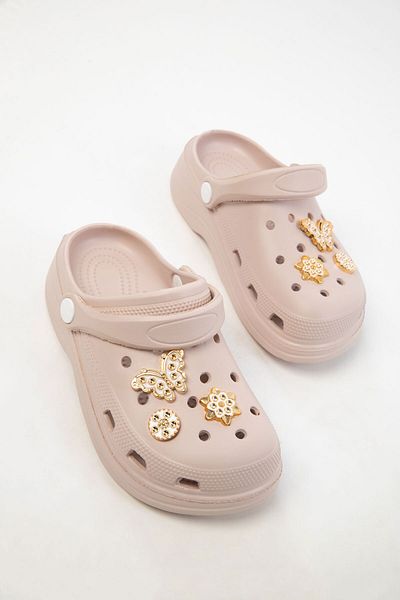 SOHO Beige Kinderhausschuhe 20575