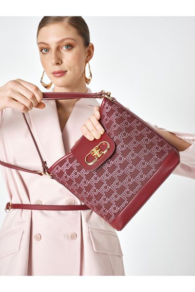 Pierre Cardin Geantă de umăr Rosie Claret pentru damă 