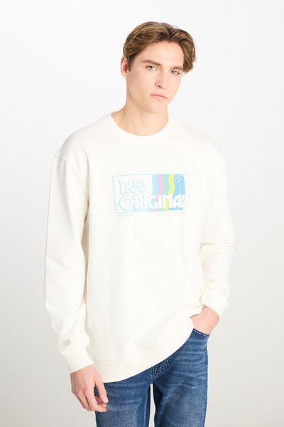 Lee Black Regular Fit Crew Neck Sweatshirt