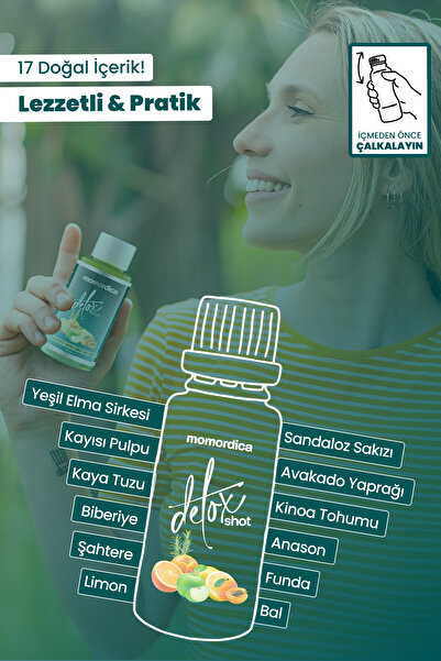 MOMORDİCA Detox Mix Shot - 10 Adet